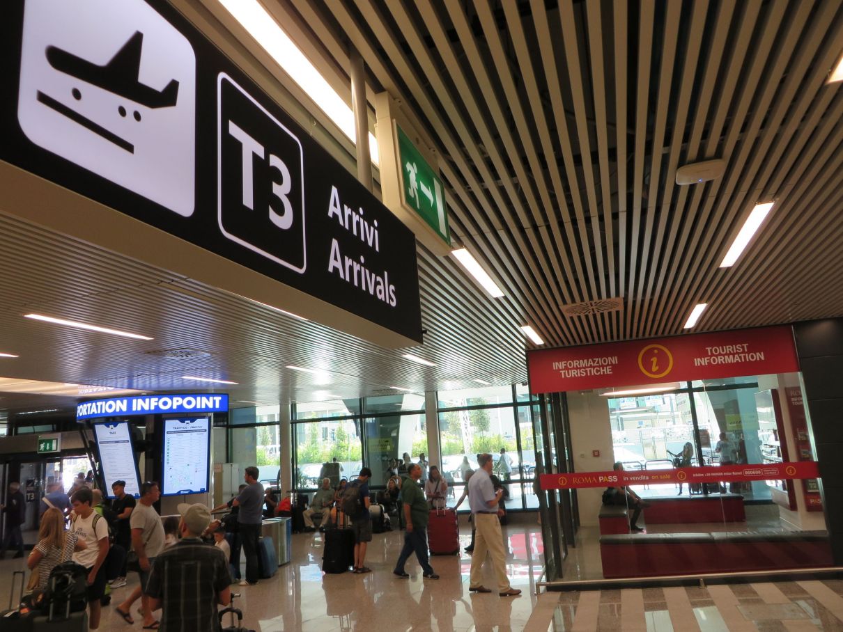 tourist information rome airport