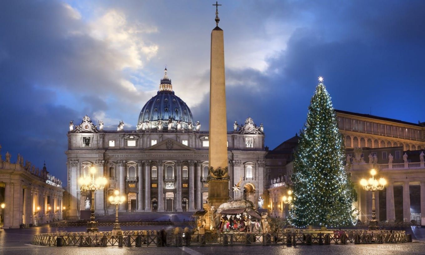 Vatican Christmas tree in St Peter's Square Wanted in Rome
