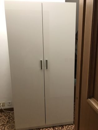 IKEA PAX Wardrobe White and Mirror Doors - image 4