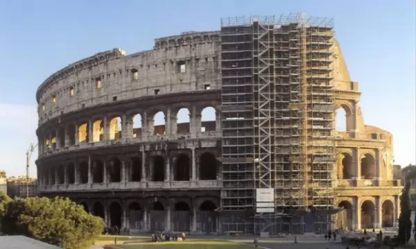 colosseum restoration before and after