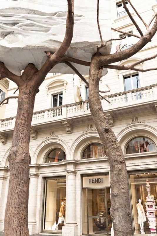 Fendi commissions Giuseppe Penone installation to pay tribute to Rome