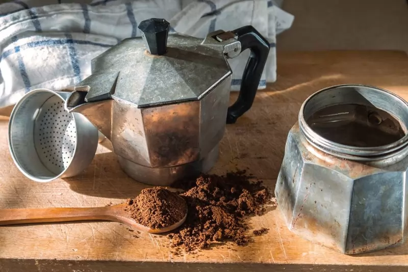 White Moka Pot (Greca) Coffee Maker – Rich Port Coffee