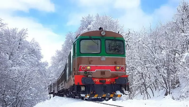 Christmas snow train through Italy s Abruzzo region Wanted in Rome