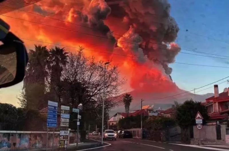 Italy Catania airport reopens after Mount Etna eruption