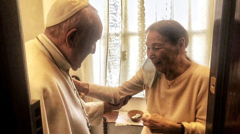 Pope Francis Visits Holocaust Survivor Edith Bruck In Rome