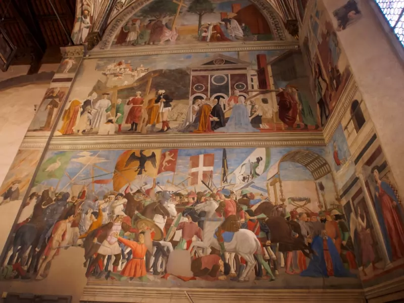 Arezzo offers up close visits to Piero della Francesca frescoes