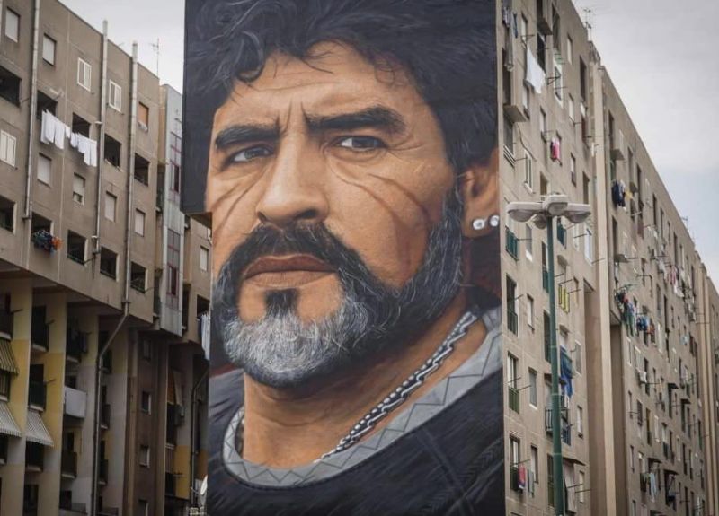 Naples to demolish landmark Maradona mural - Wanted in Rome