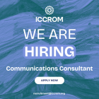 Communications Consultant - ICCROM